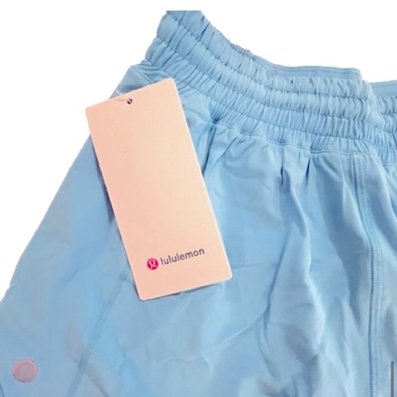 NWT- Lululemon Hotty Hot High-Rise Lined Short 4" Kayak Blue - Picture 7 of 12